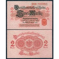 Германия 2 марки 1914 год, UNC