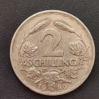 Австрия 2 шиллинга 1946г.