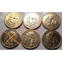 1 доллар США 2007 г. 4-й Президент Джеймс Мэдисон