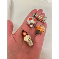 Елочные игрушки мини СССР, космонавт.