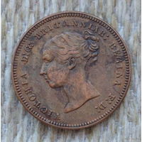 Великобритании 1/2 фартинга 1839 года. Виктория. Корона. Предложи свою цену или обмен!