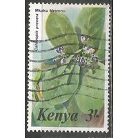 Кения. Цветы. Колотрокис высокий. 1985г. Mi#340.