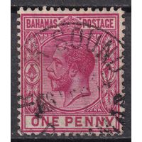 105.BrKCI. Великобритания. Колонии. Багамские острова. Стандарт. Георг V. 1912 г. 1P. Mi.#36.
