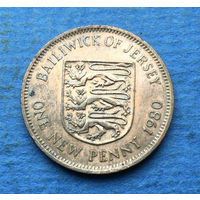 Джерси 1 пенни 1980