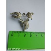 Брошь Цветок СССР в очень хорошем состоянии самая привлекательная цена трёхдневный аукцион