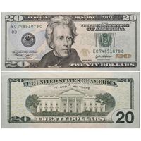 США, 20 долларов 2004 г. P521aC. UNC