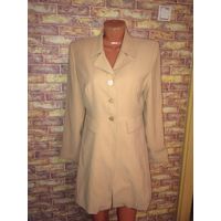 Стильный, европейский пиджак красивого цвета кофе с молоком на 46-48 размер.