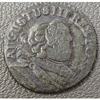 1 солид, 1754 года. Август III (Король Польский, Великий Князь Литовский) Сохран