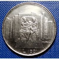 Сан - Марино 100 лир 1976 г. Республика.