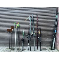 7 удочек + 7 катушек + очень много мелочёвки