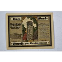 1921 год 100  марок  Германия нотгельд