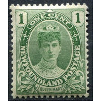 1911 Ньюфаундленд ** Коронация Королева Мэри марка из серии  Британские колонии