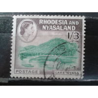 Родезия и Ньсаленд, 1959/1962. Королева Елизавета II и озеро Ньясса