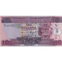 Соломоновы острова 10 долларов 2009 (UNC)