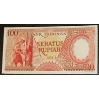 Индонезия 100 рупий 1958 UNC