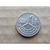 Бельгия 1 франк, 1990г. 'BELGIQUE' (D-107)