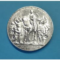 Германия. 3 марки. 1913 год. 100 лет победы над Францией. Толпа. Серебро. Отличная! Распродажа с 1 рубля!