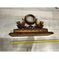Корпус от часов СССР ,грифон , металл и дерево