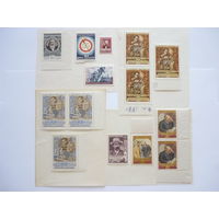 Серийные и отдельные марки СССР 1957 г Качество! Чистые (MNH **)! По тематике - Известные и выдающиеся личности, Менделеев, В.И. Ленин, Декоративно-прикладное искусство народов СССР и др. Состояние.