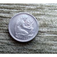 Werty71 Германия ФРГ 50 пфеннигов 1992 А