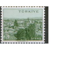 Марка из серии 1960г. Турция "Города и провинции. Сивас" MNH