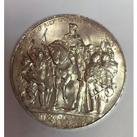 3 марки 1913 толпа! Красивое серебро Пруссии!штемпельный блеск