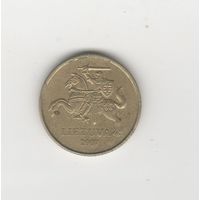 10 центов Литва 2007 Лот 8720