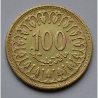 Тунис, 100 миллимов 1993 г.