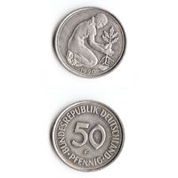 50 пфеннигов Германия 1990 года(F)