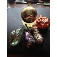 Ёлочная игрушка СССР  5 штук