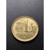 Испания 1 песета 1980 г.