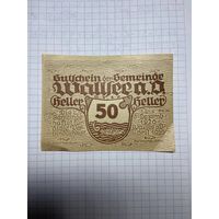 50 геллеров (нотгельды) Австрия.-2212