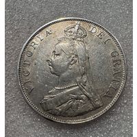 Двойной флорин 1889 Великобритания