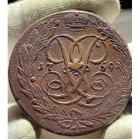 5 копеек 1759 без МЦ.Кладовая.