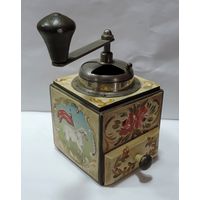 Кофемолка "Burg Garantie" 70-е годы Германия. Высота 20 см. Исправная.