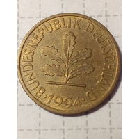 10 пфеннигов ФРГ 1994 год J