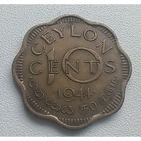 Цейлон 10 Центов 1944   5-4-14
