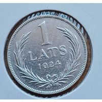 Латвия 1лат 1924год
