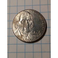 5 центов США 2017 Р год