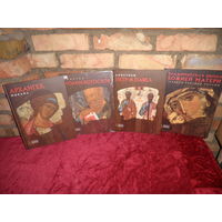 Русская икона,Образы и Символы 4 книги Архангел Михаил,Иоанн Богослов,Пётр и Павел,Владимирская икона Божией Матери.Новое.С рубля.