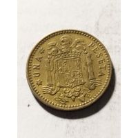 Испания 1 песета 1963