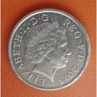 Великобритания 1 фунт 2015 г., KM# 1113