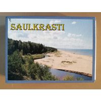 Латвия, города на спичечных коробках, Саулкрасты, 7 х 5 х 2 см, спички