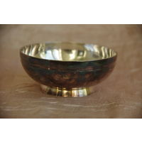 Ваза с серебрением  ( диаметр 9 см , высота 4 см )