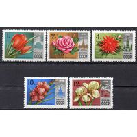 Цветы Москвы СССР 1978 год (4826-4830) серия из 5 марок