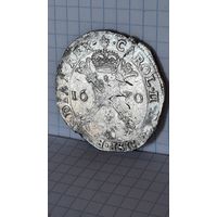 С 1 РУБЛЯ ! МОНЕТА ТАЛЕР СРЕДНЕВЕКОВЬЕ  НИДЕРЛАНДЫ 1670 год CAROL II