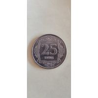 Турция 25 Куруш 2014