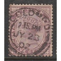 Цейлон 5с 1886г