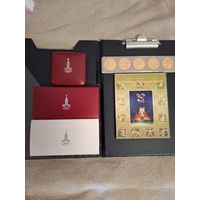 Большой лот монет и медалей Олимпиада 80.