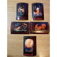 Марки СССР. 1976 год. Искусство Палеха. (серия из 5 марок). Чистые.